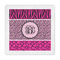 Triple Animal Print Standard Decorative Napkins (Personalized)