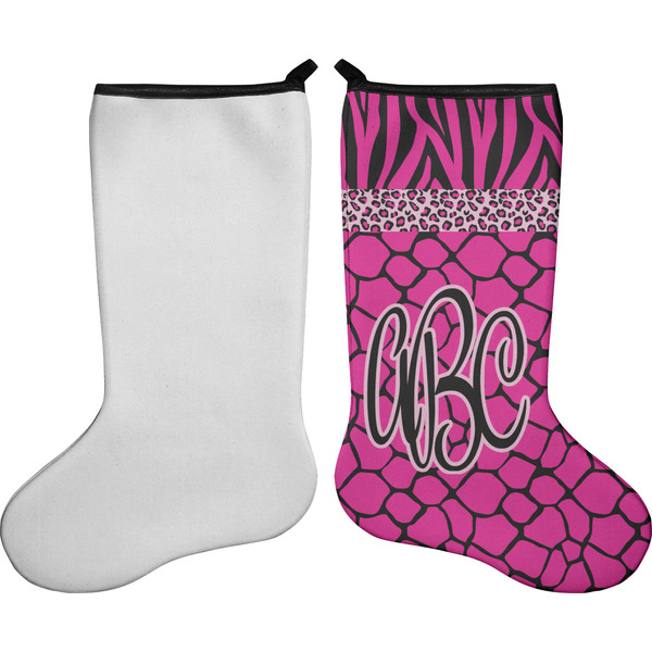 Triple Animal Print Stocking - Single-Sided - Approval