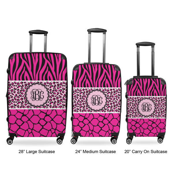Triple Animal Print Suitcase Set 1 - APPROVAL