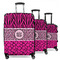 Triple Animal Print Suitcase Set 1 - MAIN
