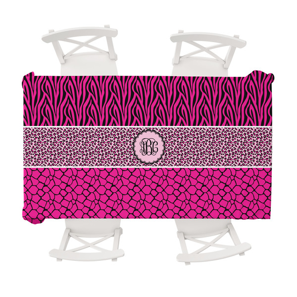 Custom Triple Animal Print Tablecloth - 58"x102" (Personalized)