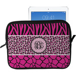 Triple Animal Print Tablet Case / Sleeve - Large (Personalized)