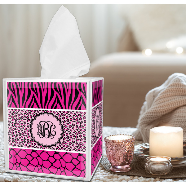 Triple Animal Print Tissue Box - LIFESTYLE