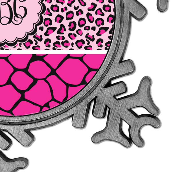 Triple Animal Print Vintage Snowflake - Detail