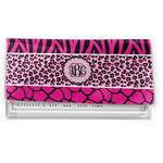 Triple Animal Print Vinyl Checkbook Cover (Personalized)