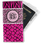 Triple Animal Print Travel Document Holder