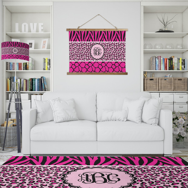 Triple Animal Print Wall Hanging Tapestry - IN CONTEXT