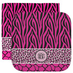 Triple Animal Print Facecloth / Wash Cloth (Personalized)