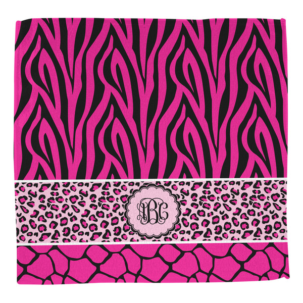 Triple Animal Print Washcloth - Front - No Soap