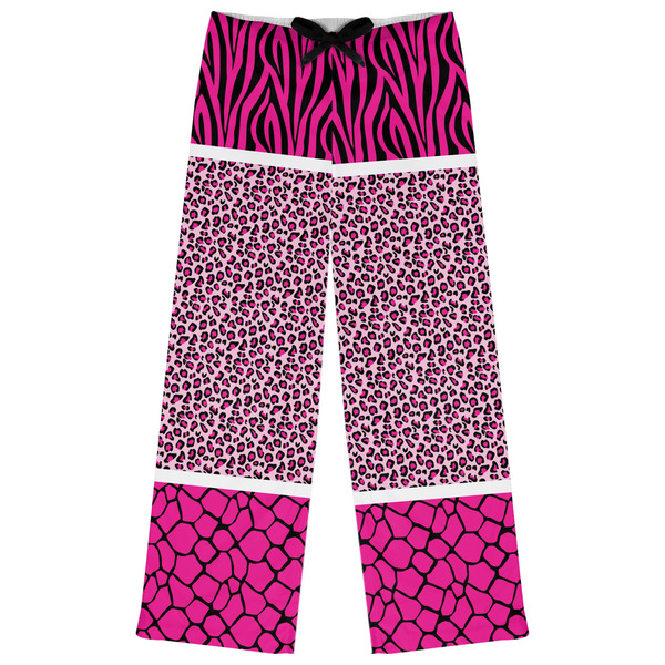 Custom Triple Animal Print Womens Pajama Pants - S