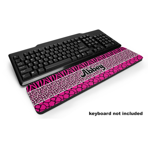 Custom Triple Animal Print Keyboard Wrist Rest (Personalized)