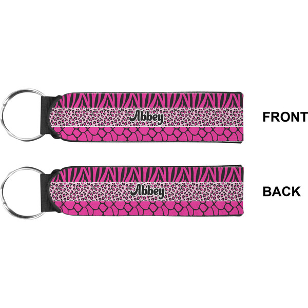 Triple Animal Print Wristlet (Front + Back)