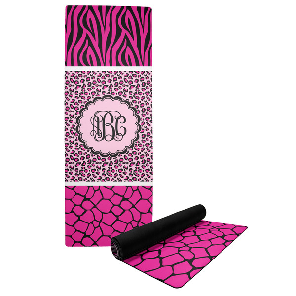 Custom Triple Animal Print Yoga Mat (Personalized)