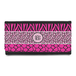 Triple Animal Print Leatherette Ladies Wallet (Personalized)