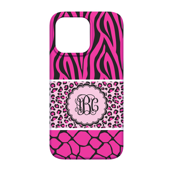 Triple Animal Print iPhone 13 Pro Case - Back