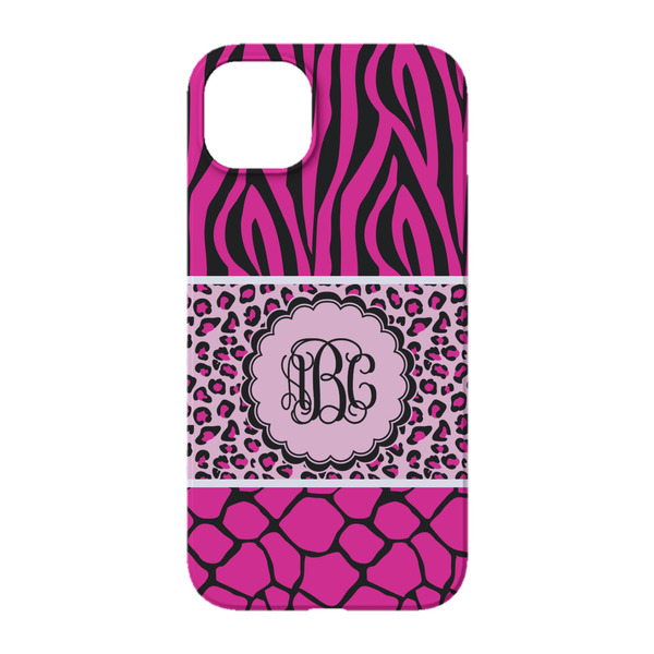 Triple Animal Print iPhone 14 Case - Back