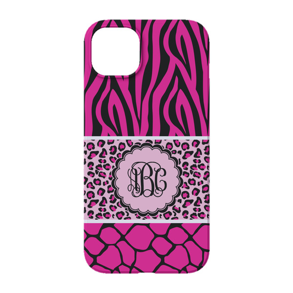 Triple Animal Print iPhone 14 Pro Case - Back