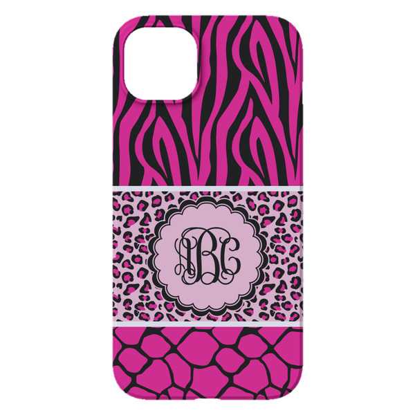 Triple Animal Print iPhone 14 Pro Max Case - Back