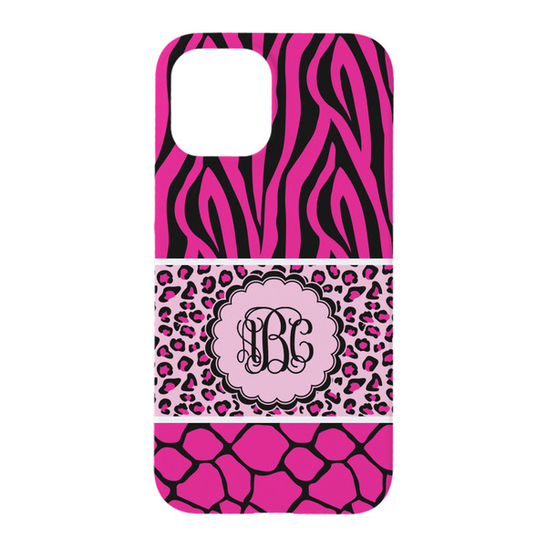 Triple Animal Print iPhone 15 Pro Case - Back