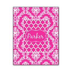 Moroccan & Damask Wood Print - 11x14 (Personalized)