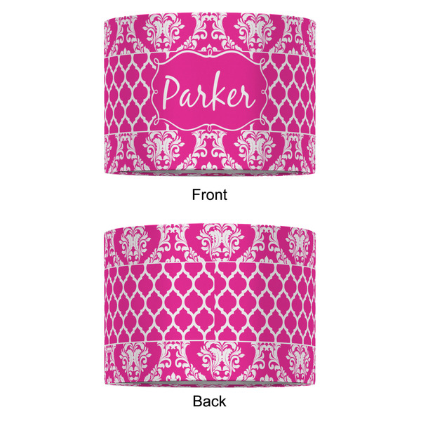 Moroccan & Damask 12" Drum Lampshade - APPROVAL (Fabric)