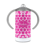 Moroccan & Damask 12 oz Stainless Steel Sippy Cup (Personalized)