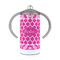 Moroccan & Damask 12 oz Stainless Steel Sippy Cups - FRONT