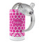 Moroccan & Damask 12 oz Stainless Steel Sippy Cups - Top Off