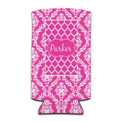 Moroccan & Damask Can Cooler (tall 12 oz) (Personalized)