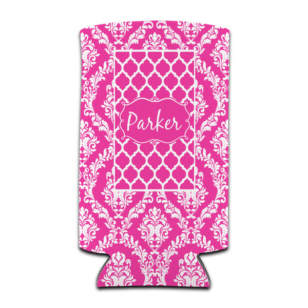 Custom Moroccan & Damask Can Cooler (tall 12 oz) (Personalized)