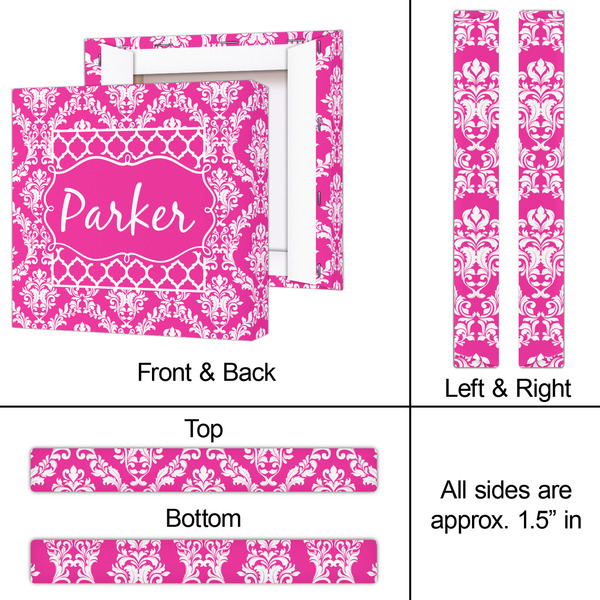 Moroccan & Damask 12x12 - Canvas Print - Approval