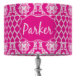 Moroccan & Damask 16" Drum Lamp Shade - Fabric (Personalized)