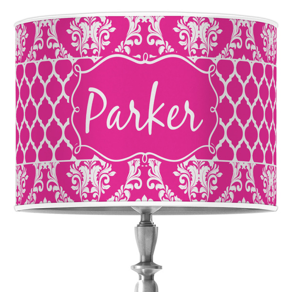 Custom Moroccan & Damask Drum Lamp Shade (Personalized)