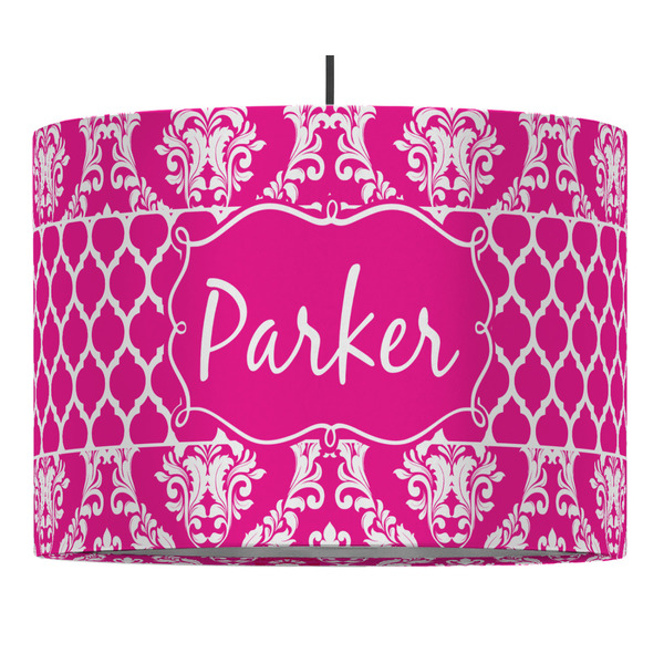 Moroccan & Damask 16" Drum Lampshade - PENDANT (Fabric)