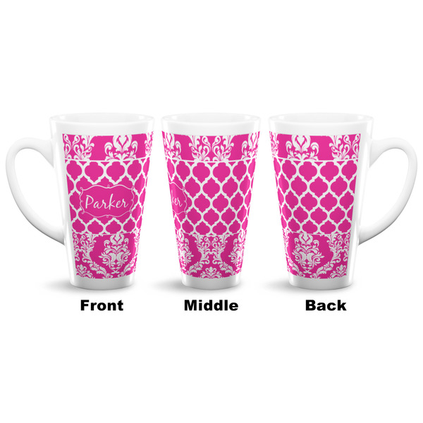 Moroccan & Damask 16 Oz Latte Mug - Approval