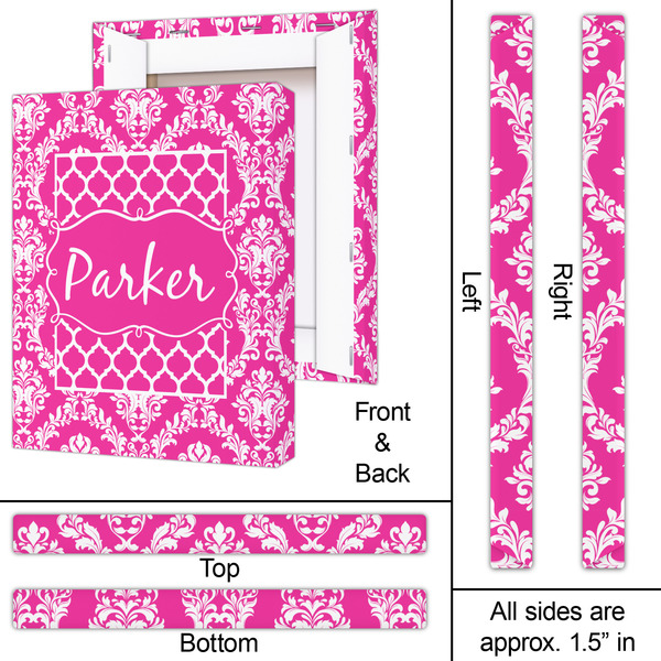 Moroccan & Damask 16x20 - Canvas Print - Approval