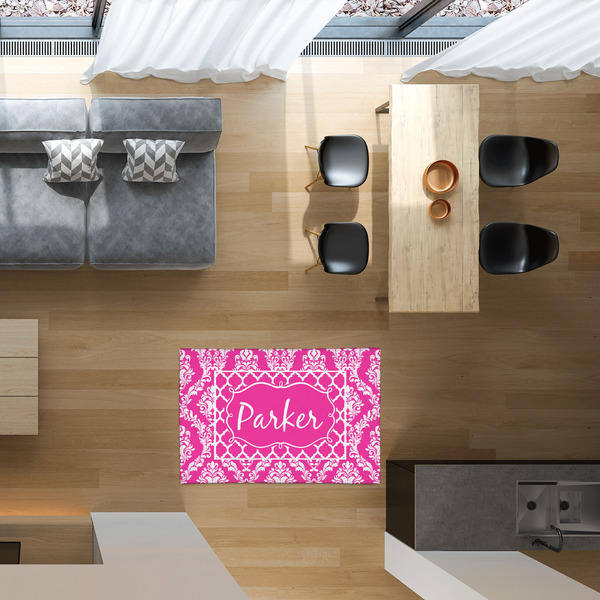 Moroccan & Damask 2'x3' Indoor Area Rugs - IN CONTEXT