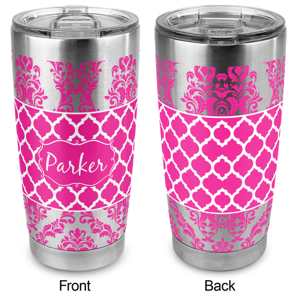 Moroccan & Damask 20oz SS Tumbler - Full Print - Approval