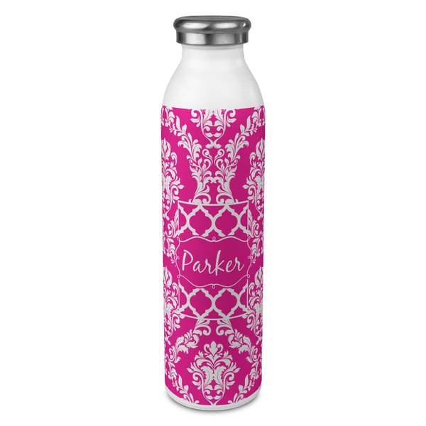 Custom Moroccan & Damask 20oz Stainless Steel Water Bottle - Full Print (Personalized)