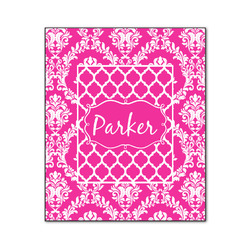 Moroccan & Damask Wood Print - 20x24 (Personalized)