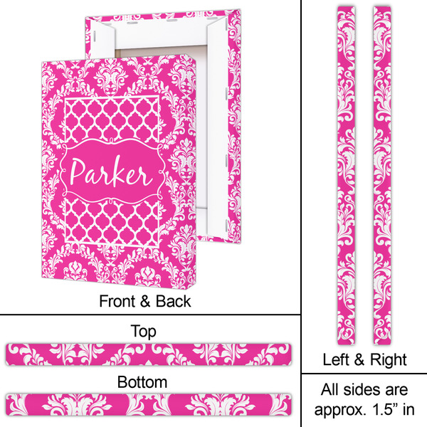 Moroccan & Damask 20x30 - Canvas Print - Approval