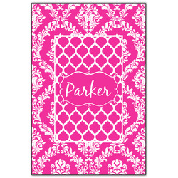 Moroccan & Damask Wood Print - 20x30 (Personalized)