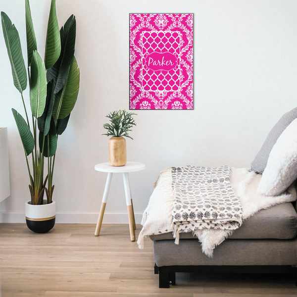 Moroccan & Damask 20x30 Wood Print - In Context