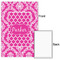 Moroccan & Damask 24x36 - Matte Poster - Front & Back