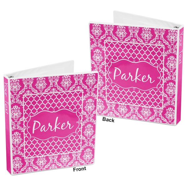 Moroccan & Damask 3-Ring Binder Front and Back