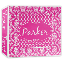 Moroccan & Damask 3-Ring Binder - 3 inch (Personalized)