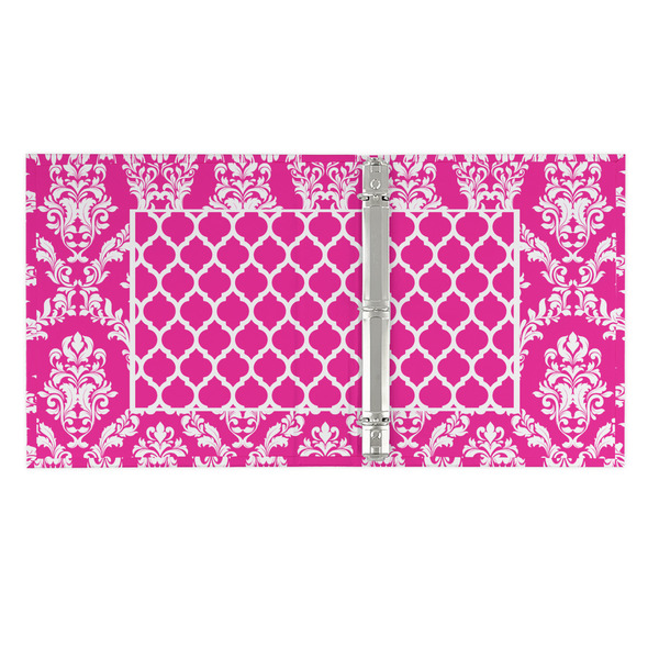 Moroccan & Damask 3 Ring Binders - Full Wrap - 1" - OPEN INSIDE