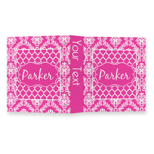 Moroccan & Damask 3 Ring Binders - Full Wrap - 1" - OPEN OUTSIDE