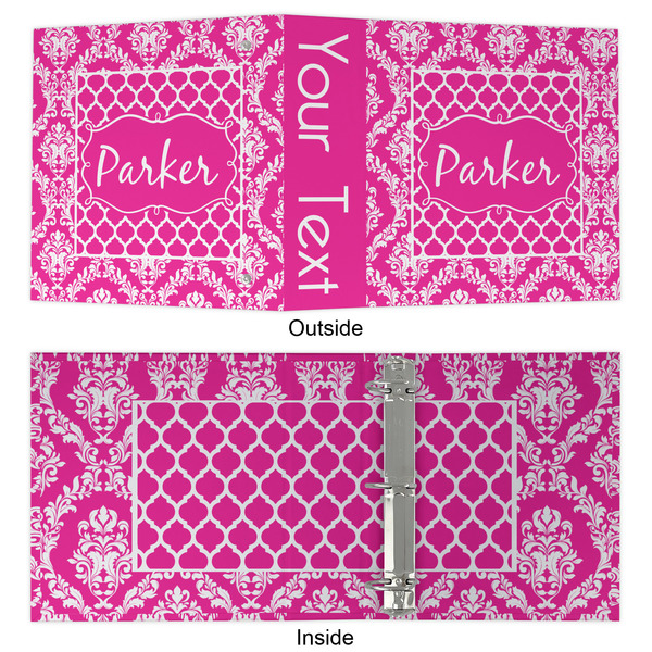 Moroccan & Damask 3 Ring Binders - Full Wrap - 2" - APPROVAL