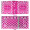 Moroccan & Damask 3 Ring Binders - Full Wrap - 2" - APPROVAL